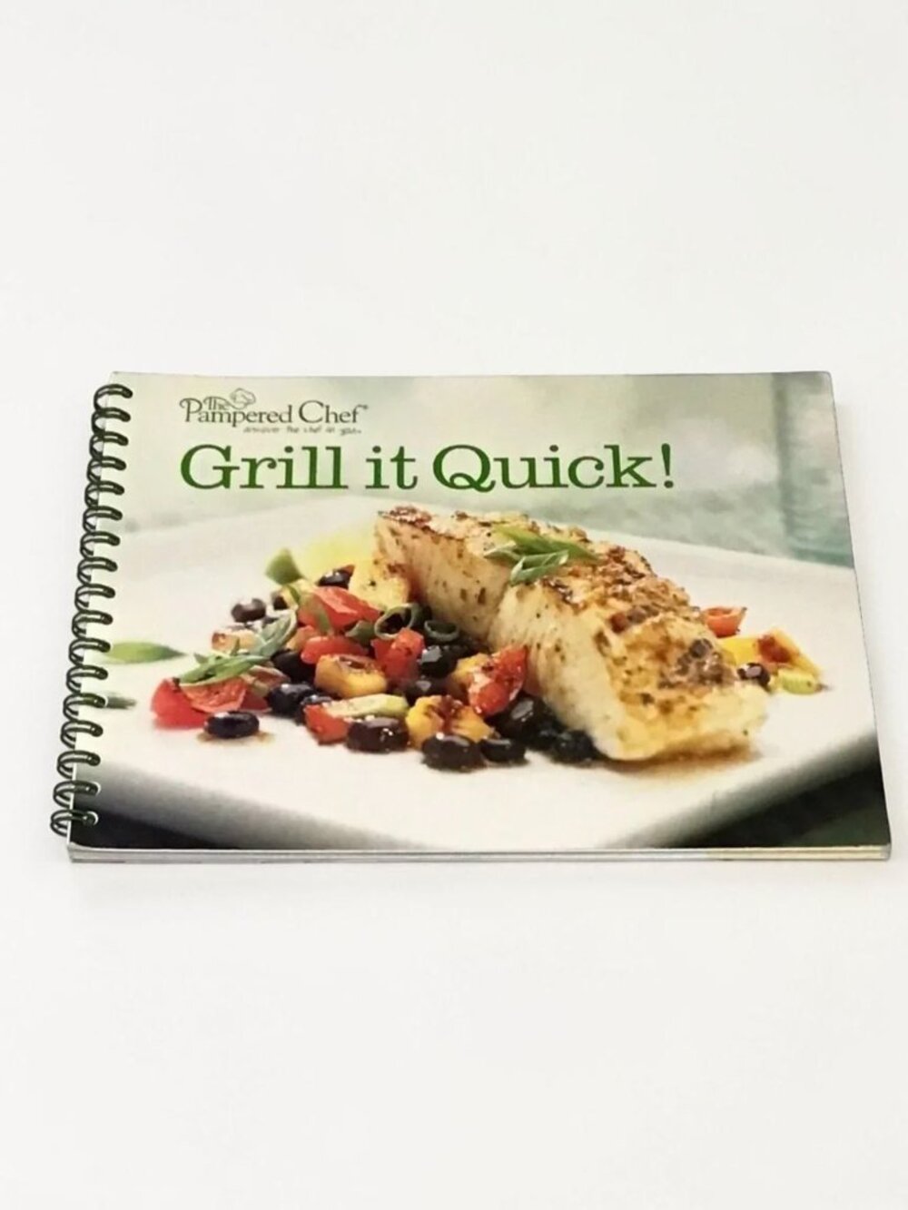 Pampered Chef Grill It Quick Cookbook 2008 Wire Bound Paperback Recipes